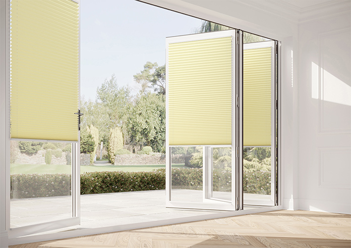 Solaris, Buttercup - Stick Fit Pleated Blind - Image 12
